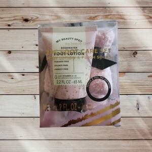 Rosewater Lotion & Socks Set - Pink